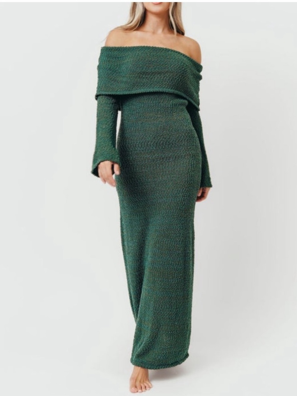 NWT Worth Collective Nora Knit Maxi Dress Size L